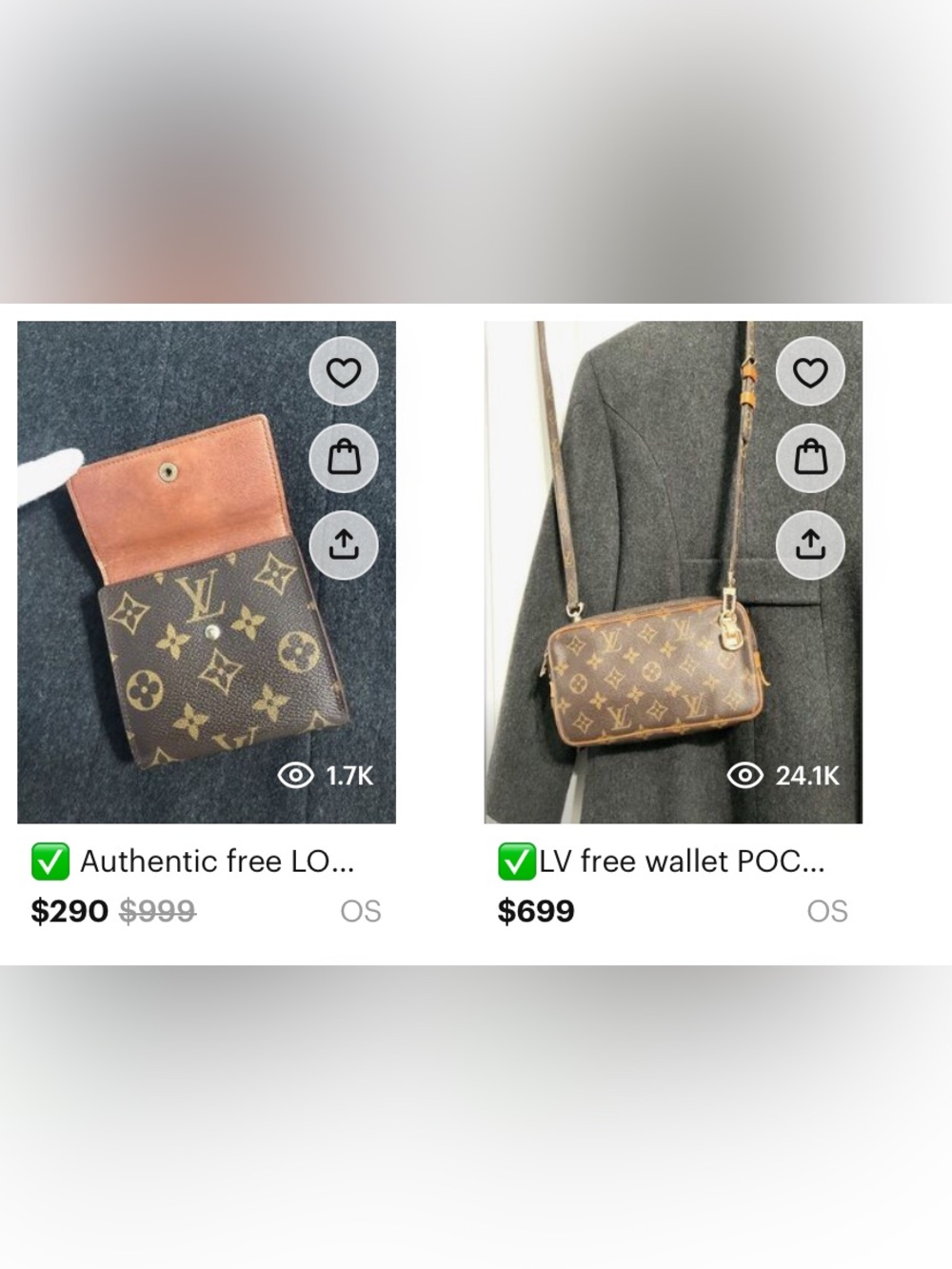 ✅LV free wallet POCHETTE BANDOLIER CROSSBODY LOUIS VUITTON AUTHENTIC - Picture 2 of 14